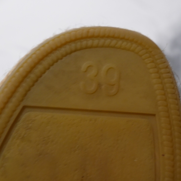 LA MAISON DE L'ESPADRILLE Navy Suede Ballet Flat Espadrille - France, size 39 - Picture 8 of 9